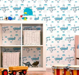 Angela De Gutiérrez - Acabados decorativos | Papel de colgadura infantil