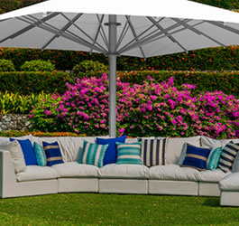 Angela De Gutiérrez - Acabados decorativos | Sombrilla para grandes áreas