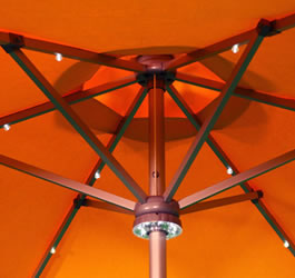 Angela De Gutiérrez - Acabados decorativos | Sombrilla iluminación LED